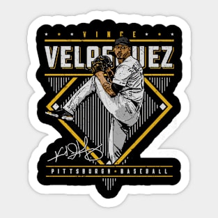 Vince Velasquez Pittsburgh Diamond Name Sticker